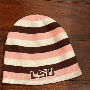 LSU reversible snow hat